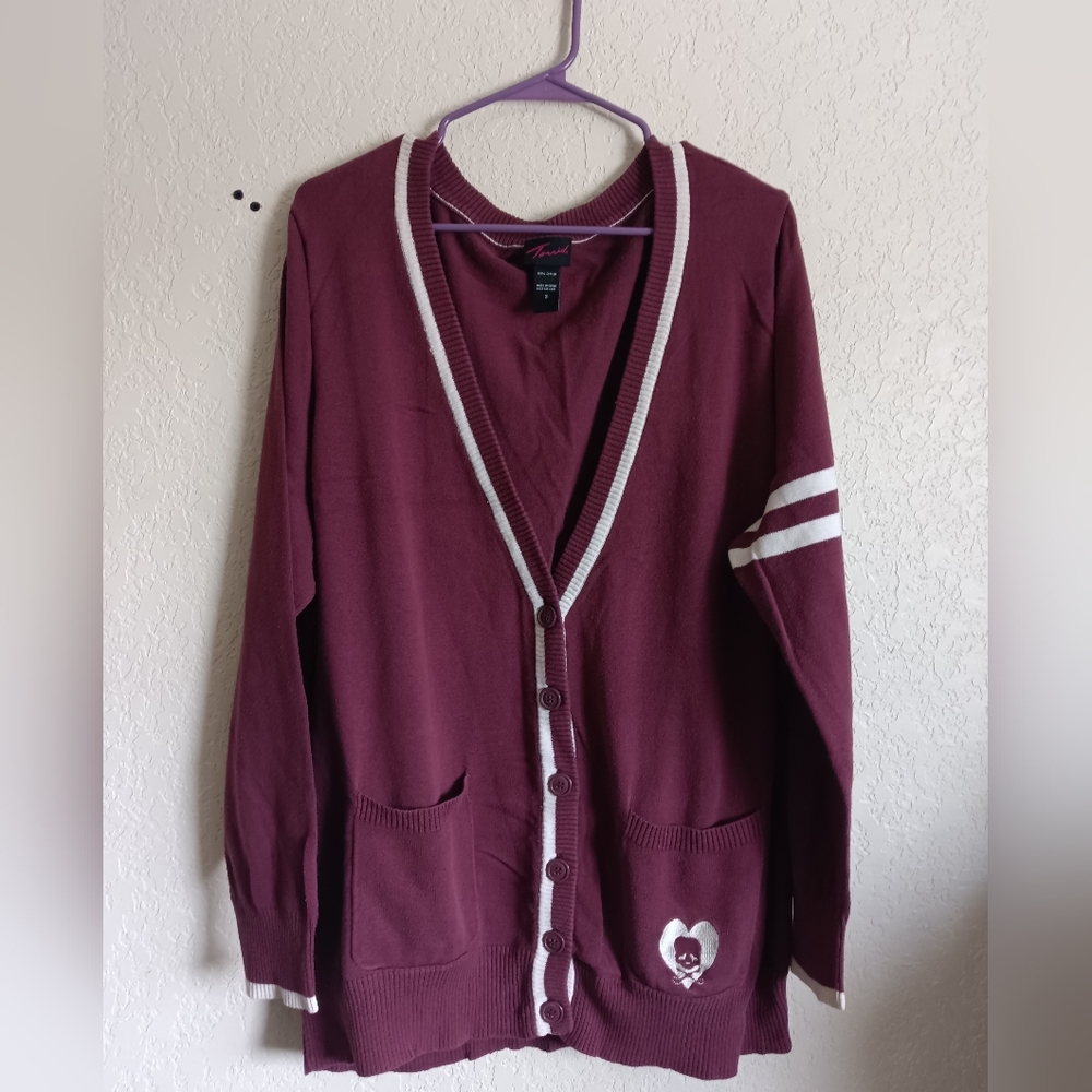 Torrid Varsity Cardigan